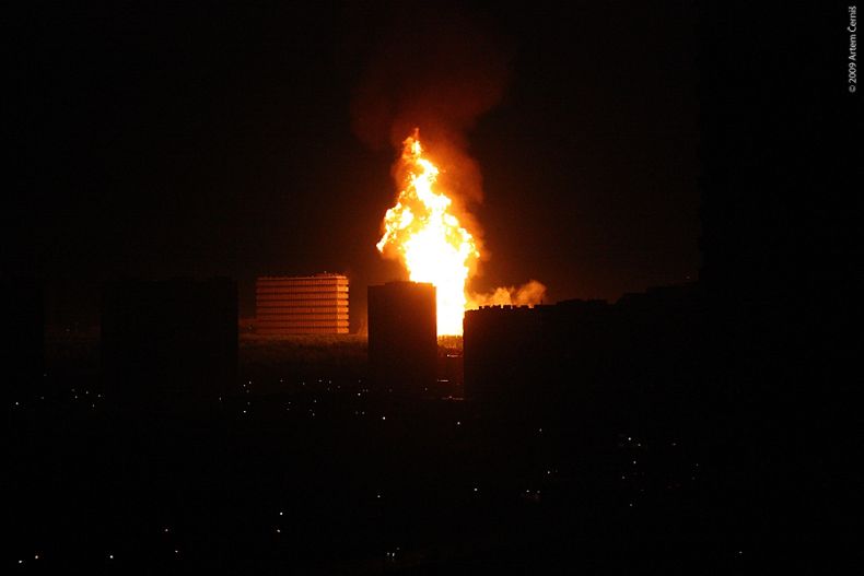 Gas explosion, Moscow