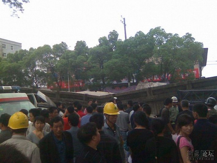 Collapsed highway, Hunan, China