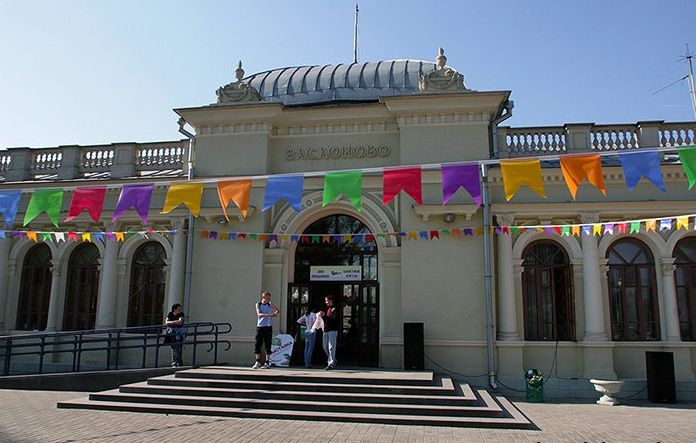 Children's railway in Minsk, Belarus