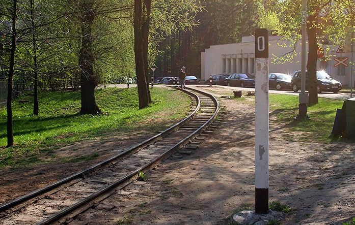 Children's railway in Minsk, Belarus