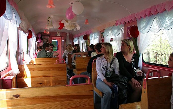 Children's railway in Minsk, Belarus