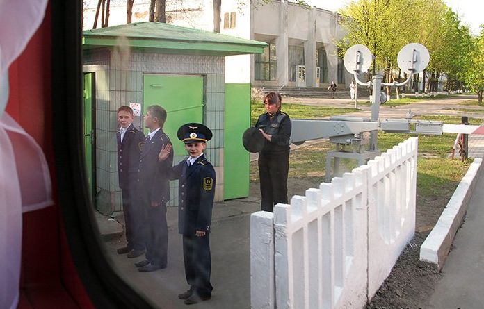 Children's railway in Minsk, Belarus