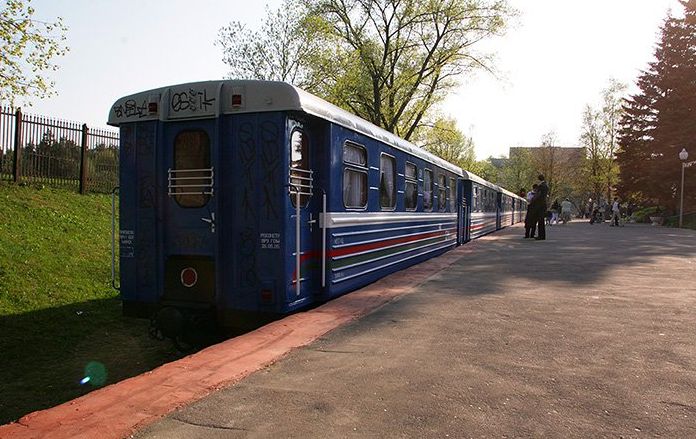 Children's railway in Minsk, Belarus