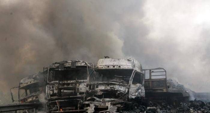 HIghway accident, China