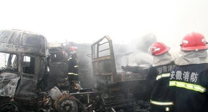 HIghway accident, China