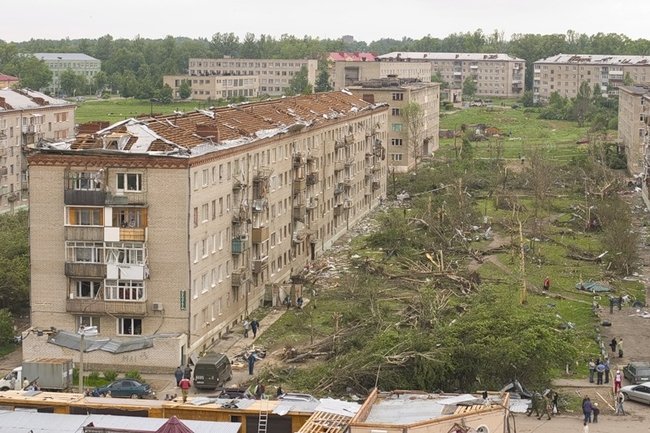 Tornado in Sergiev Posad