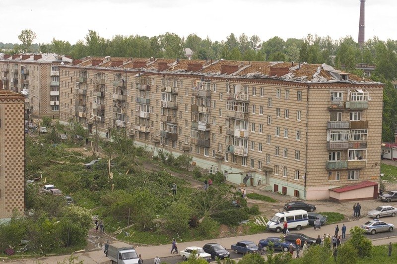 Tornado in Sergiev Posad