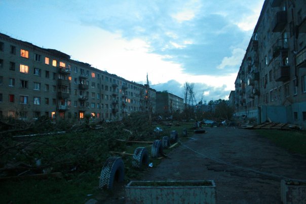 Tornado in Sergiev Posad