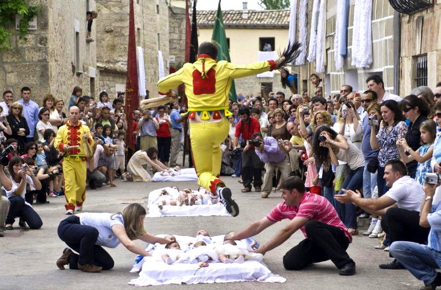 Ancient ritual, Castillo de Murcia, Spain