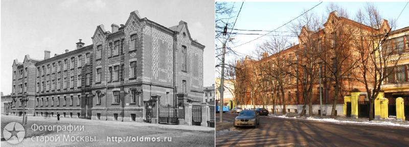 History: then and now, Moscow, Russia