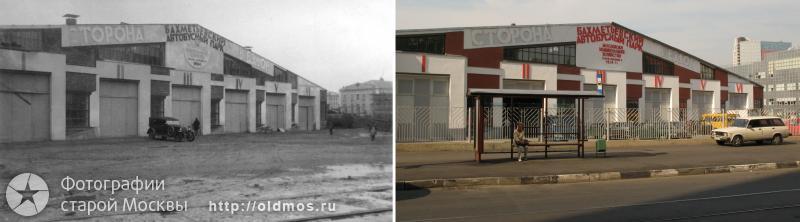 History: then and now, Moscow, Russia