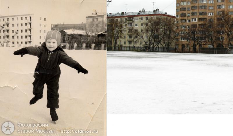 History: then and now, Moscow, Russia