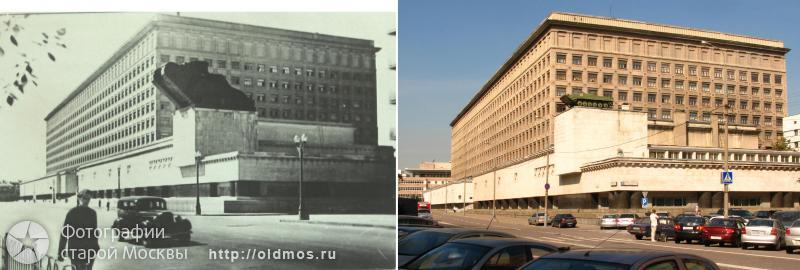 History: then and now, Moscow, Russia