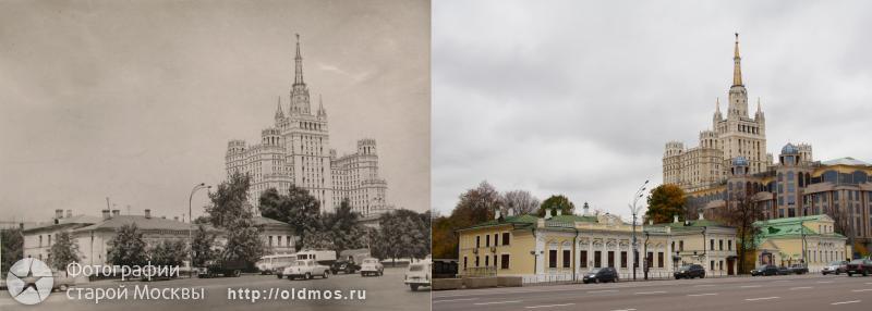 History: then and now, Moscow, Russia