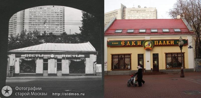 History: then and now, Moscow, Russia