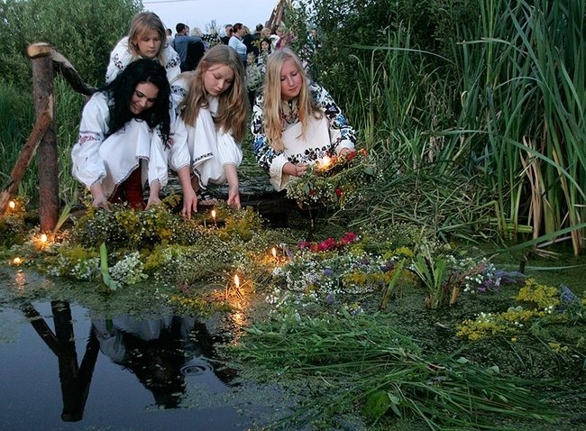 Night of Ivan Kupala. Belarus, Russia, Ukraine