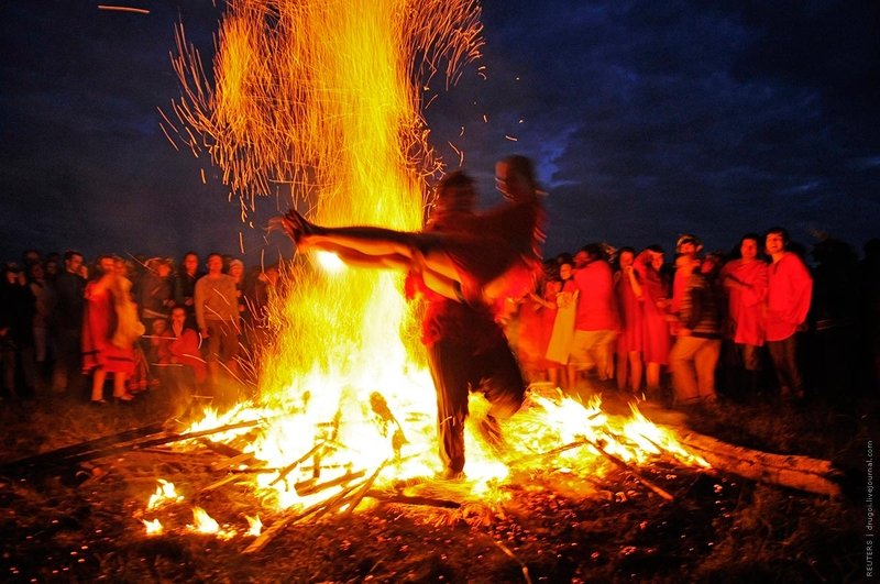 Night of Ivan Kupala. Belarus, Russia, Ukraine