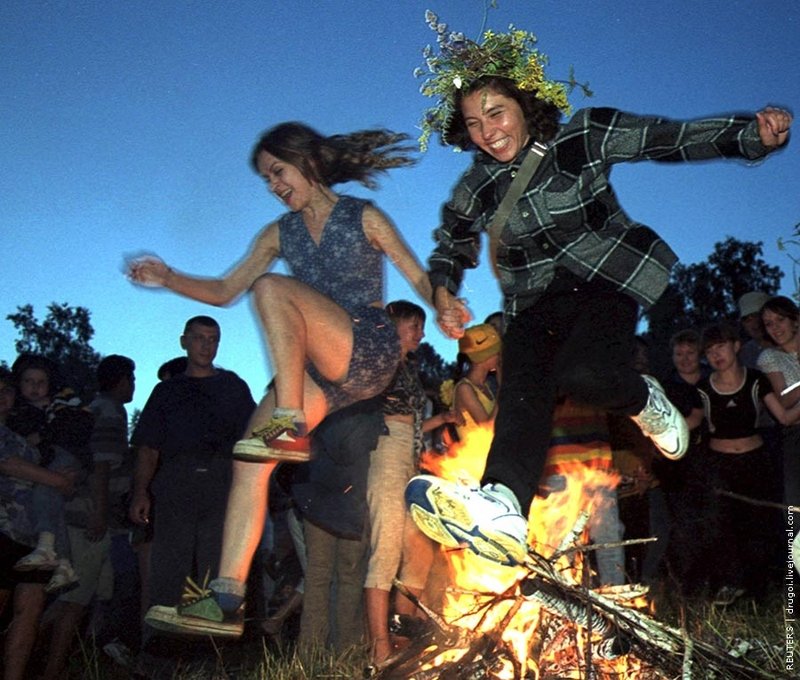 Night of Ivan Kupala. Belarus, Russia, Ukraine