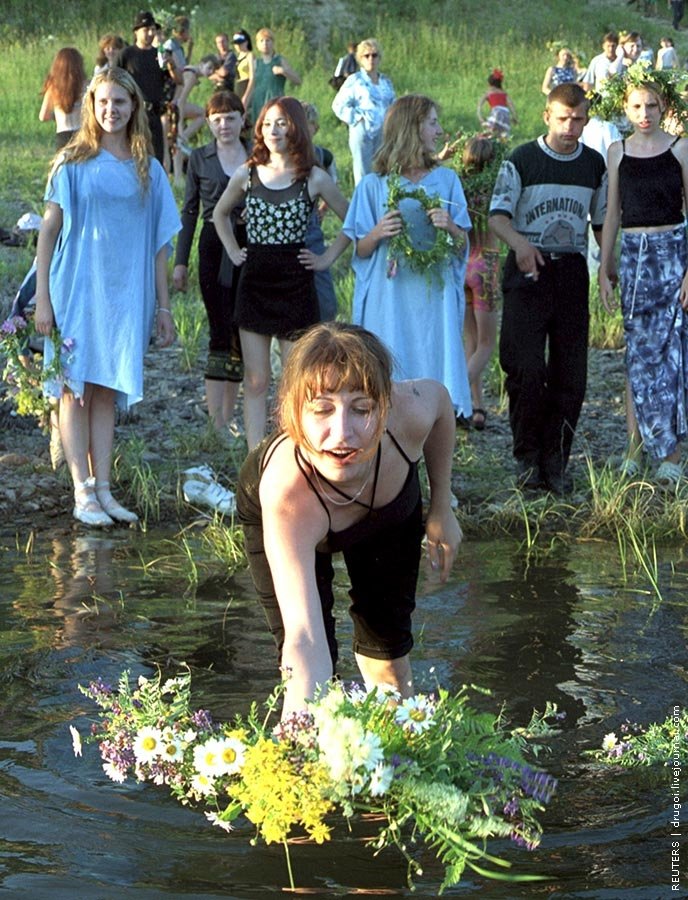 Night of Ivan Kupala. Belarus, Russia, Ukraine