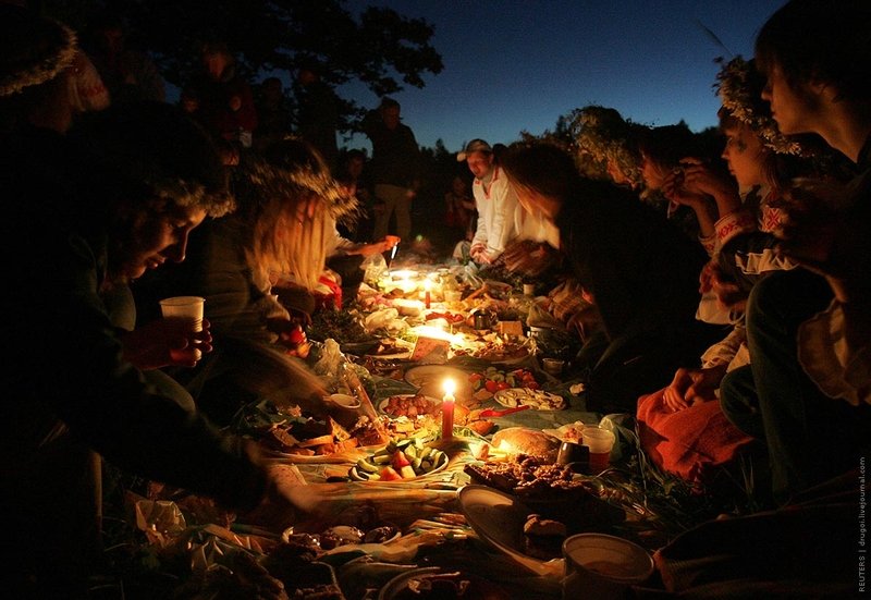 Night of Ivan Kupala. Belarus, Russia, Ukraine