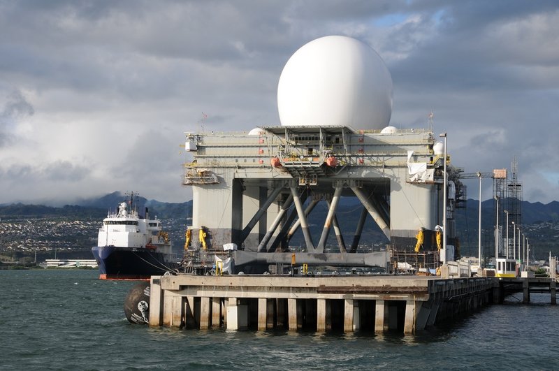 Sea-Based X-Band Radar (SBX), detecting missiles, military, United States