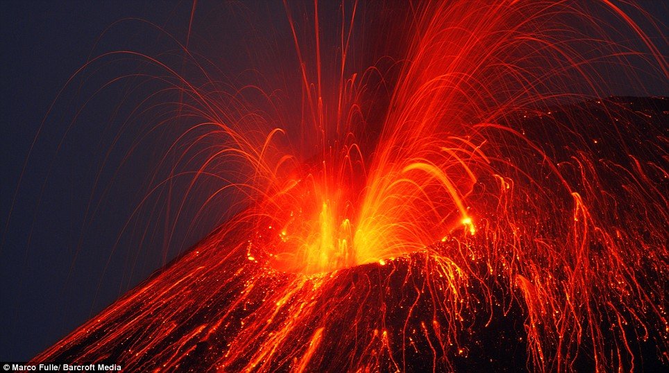 Krakatoa volcanic island, Indonesia