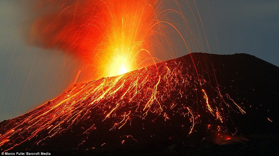 Krakatoa volcanic island, Indonesia
