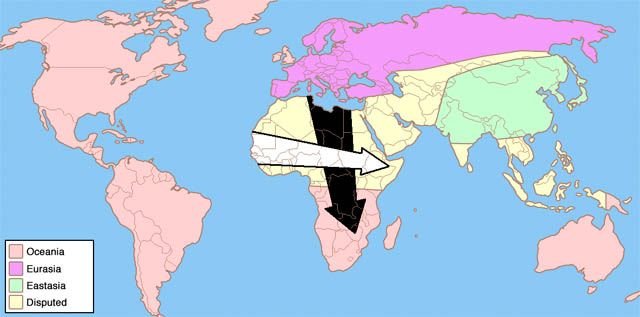 unusual world map