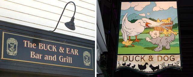 Pub signs, United Kingdom