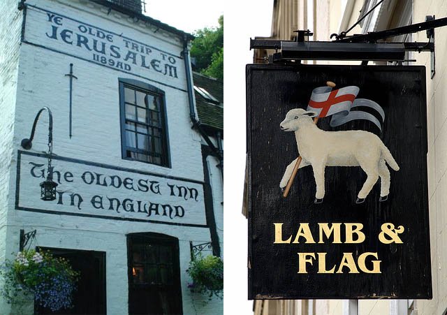 Pub signs, United Kingdom