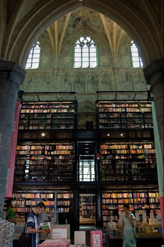 Bookshop in the Dominican church, Maastricht, Netherlands