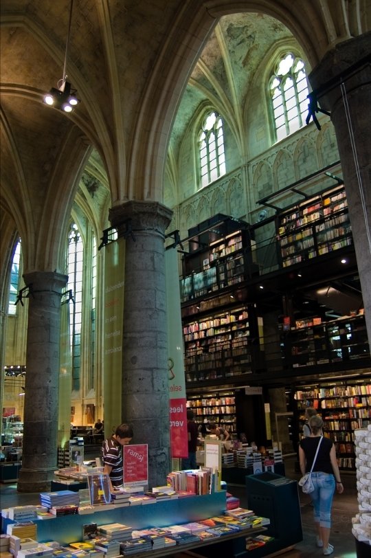 Bookshop in the Dominican church, Maastricht, Netherlands