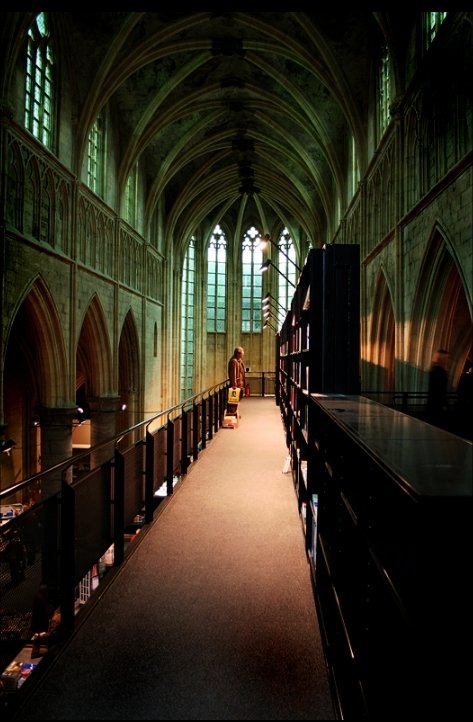 Bookshop in the Dominican church, Maastricht, Netherlands