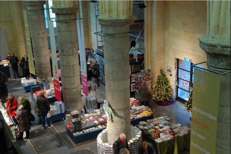 Bookshop in the Dominican church, Maastricht, Netherlands