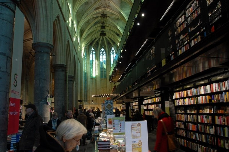 Bookshop in the Dominican church, Maastricht, Netherlands