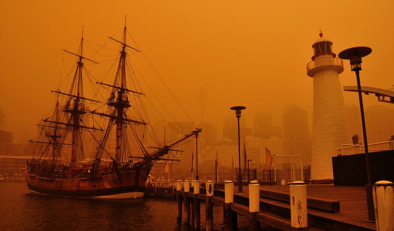 Storm in Sydney, September 2009, Australia