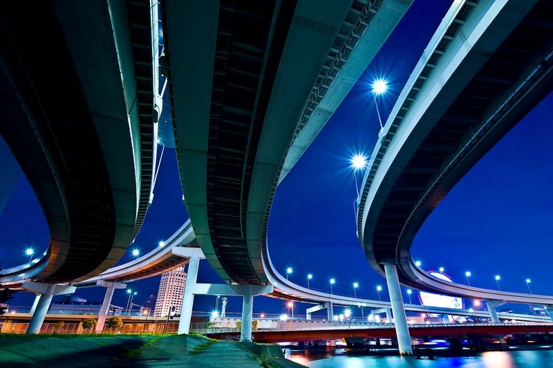 Roads and bridges, Japan