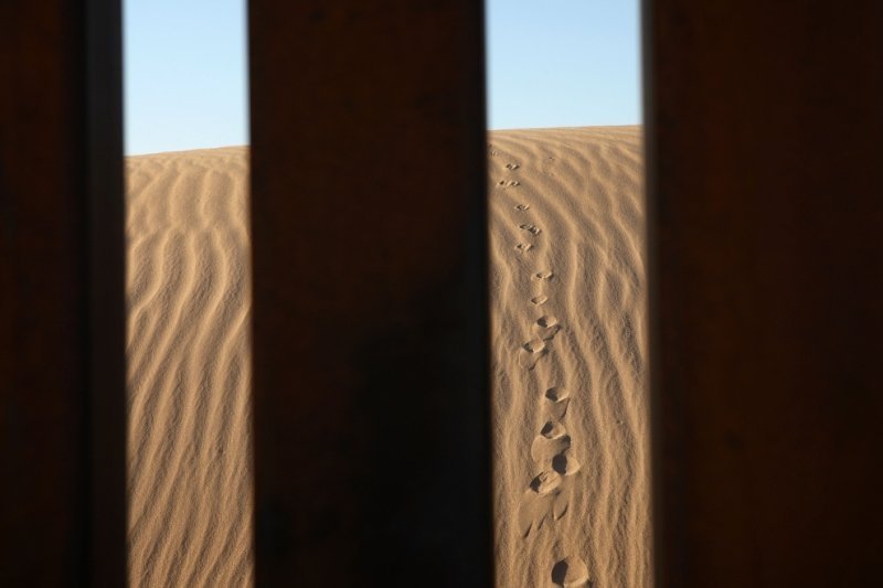 United States and Mexico border