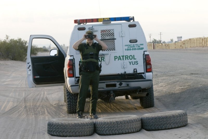 United States and Mexico border