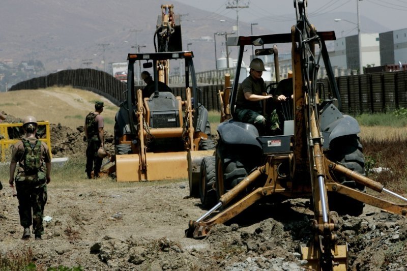 United States and Mexico border