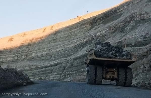 Volcanic pipe, Yakutia, Russia