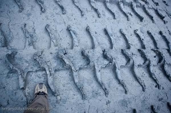 Volcanic pipe, Yakutia, Russia