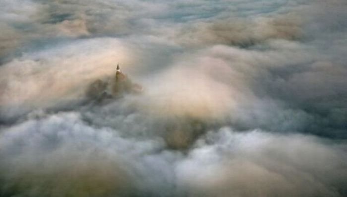 bird's-eye view aerial landscape photography