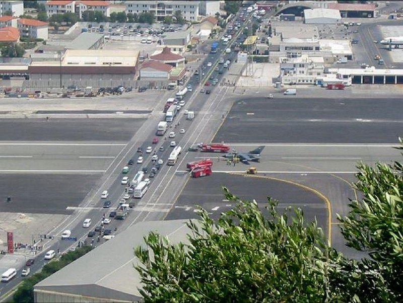 Gibraltar airport, Iberian Peninsula