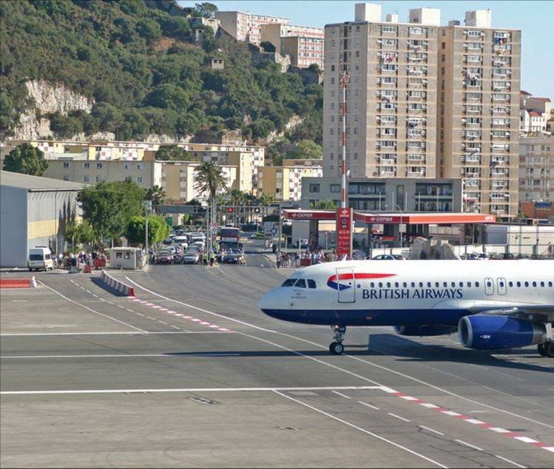 Gibraltar airport, Iberian Peninsula