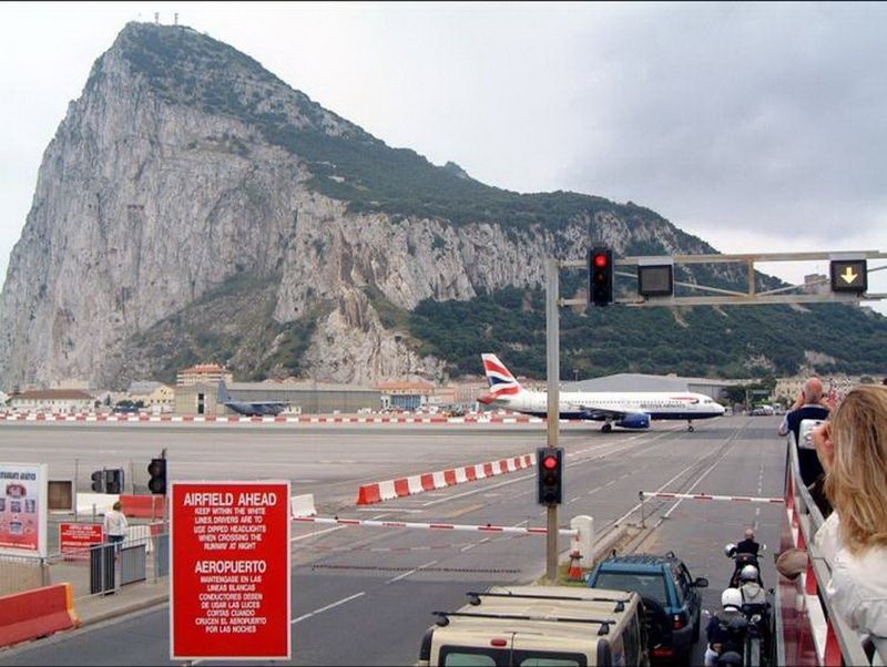 Gibraltar airport, Iberian Peninsula