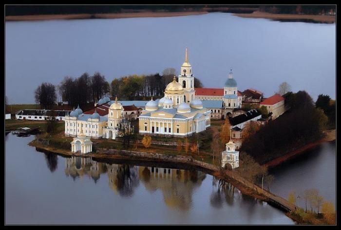 Bird's-eye view of Russia