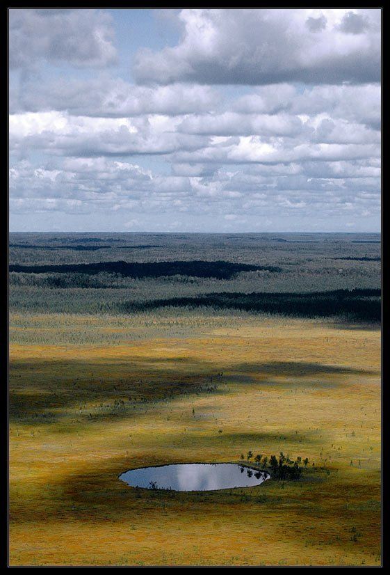 Bird's-eye view of Russia