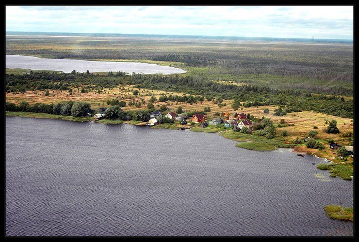 Bird's-eye view of Russia