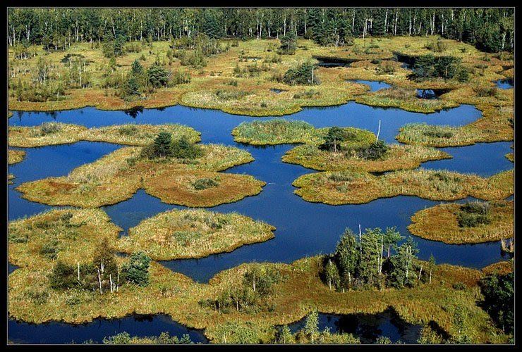Bird's-eye view of Russia